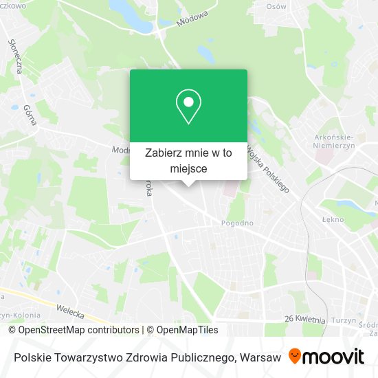 Mapa Polskie Towarzystwo Zdrowia Publicznego