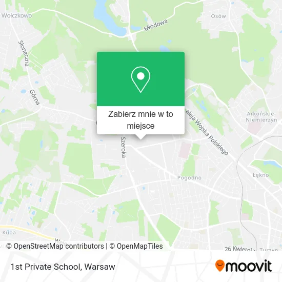 Mapa 1st Private School