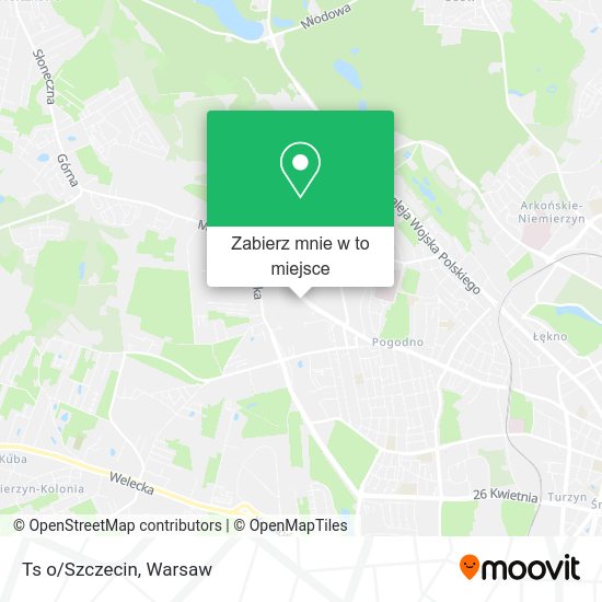 Mapa Ts o/Szczecin