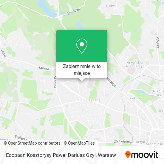 Mapa Ecopaan Kosztorysy Paweł Dariusz Gzyl