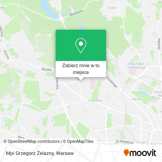 Mapa Mpi Grzegorz Żelazny