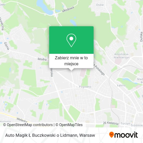 Mapa Auto Magik Ł Buczkowski o Lidmann