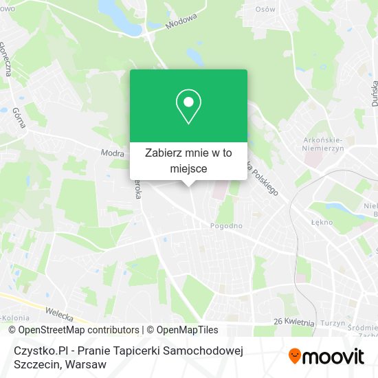 Mapa Czystko.Pl - Pranie Tapicerki Samochodowej Szczecin