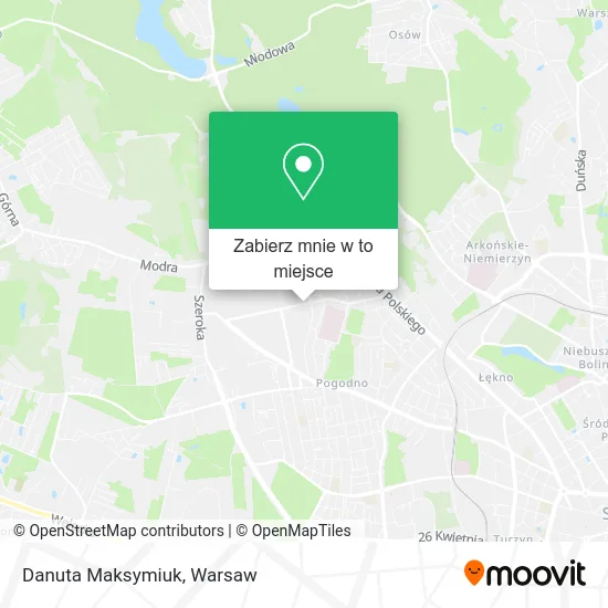 Mapa Danuta Maksymiuk