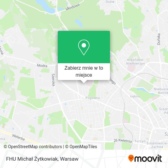 Mapa FHU Michał Żytkowiak