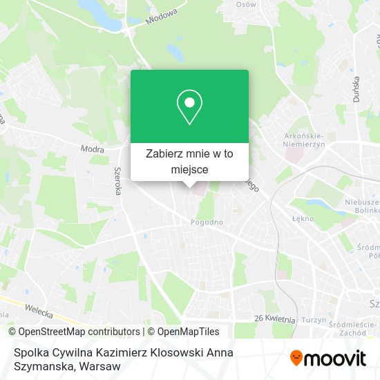 Mapa Spolka Cywilna Kazimierz Klosowski Anna Szymanska