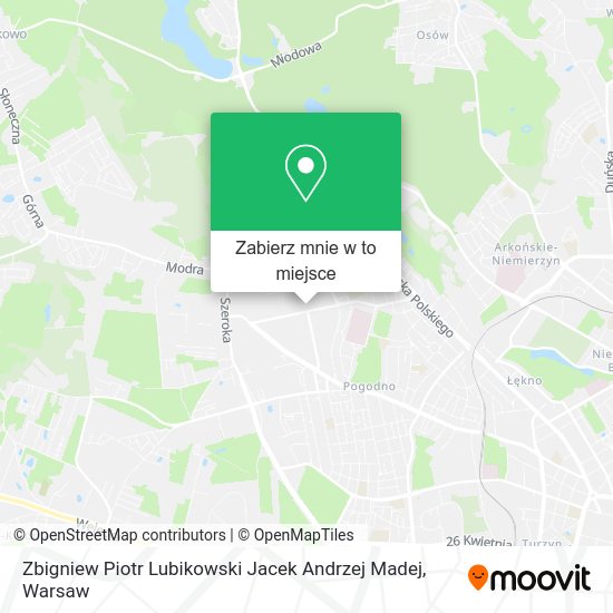 Mapa Zbigniew Piotr Lubikowski Jacek Andrzej Madej