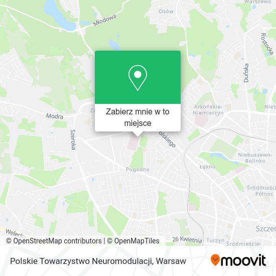 Mapa Polskie Towarzystwo Neuromodulacji