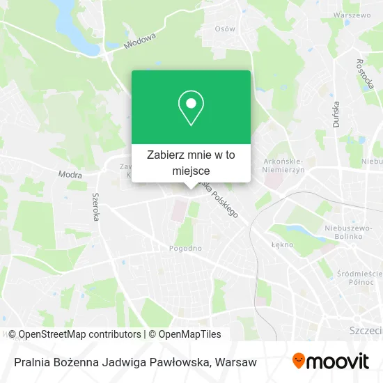 Mapa Pralnia Bożenna Jadwiga Pawłowska