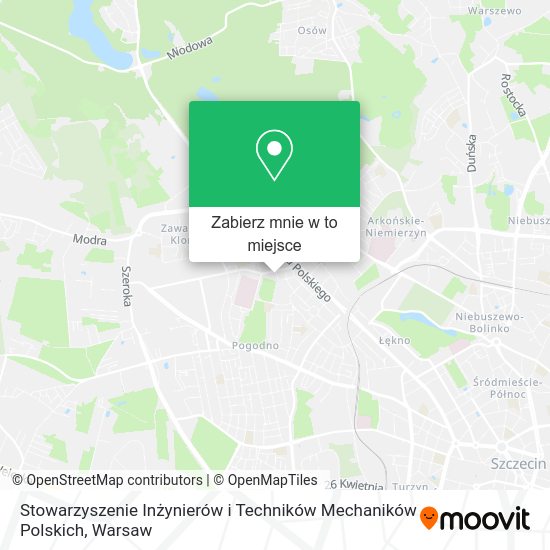 Mapa Stowarzyszenie Inżynierów i Techników Mechaników Polskich