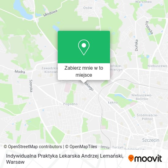 Mapa Indywidualna Praktyka Lekarska Andrzej Lemański