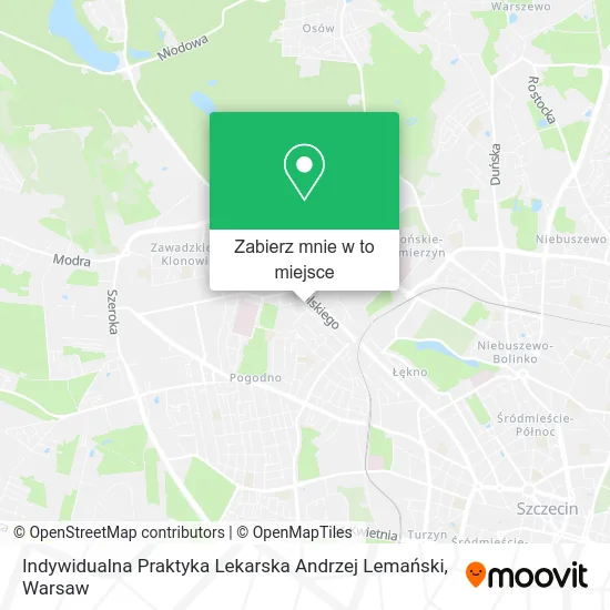 Mapa Indywidualna Praktyka Lekarska Andrzej Lemański