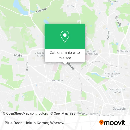 Mapa Blue Bear - Jakub Komar