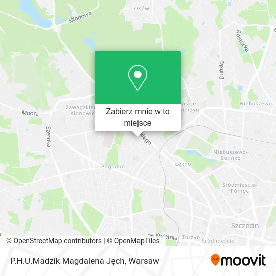 Mapa P.H.U.Madzik Magdalena Jęch