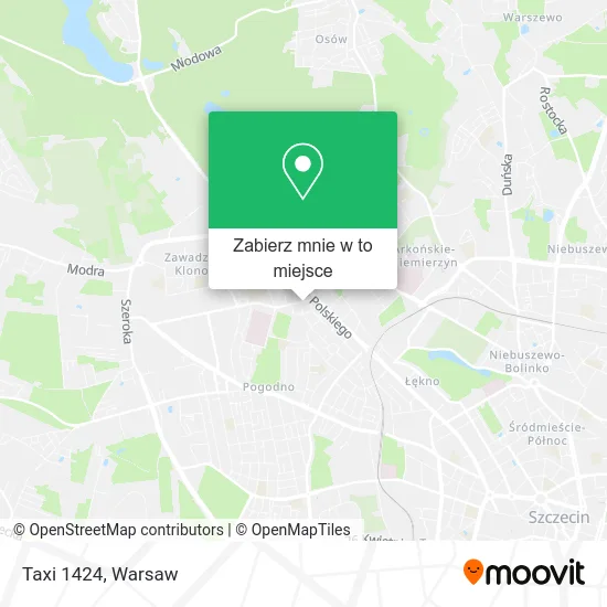 Mapa Taxi 1424