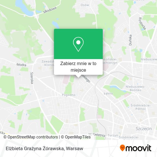 Mapa Elżbieta Grażyna Żórawska