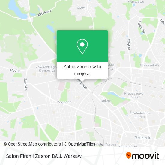 Mapa Salon Firan i Zasłon D&J