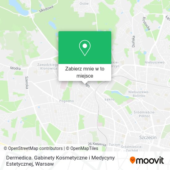 Mapa Dermedica. Gabinety Kosmetyczne i Medycyny Estetycznej