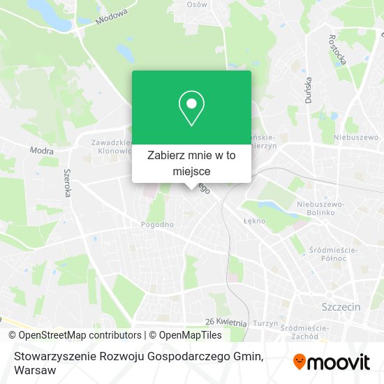 Mapa Stowarzyszenie Rozwoju Gospodarczego Gmin