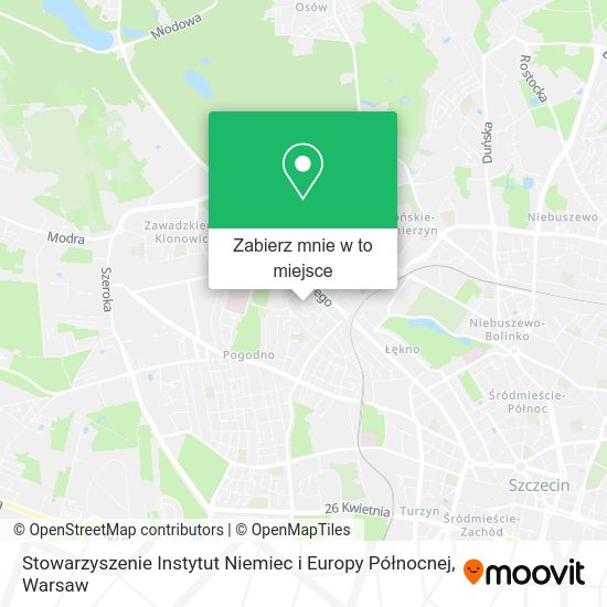 Mapa Stowarzyszenie Instytut Niemiec i Europy Północnej