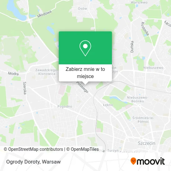 Mapa Ogrody Doroty
