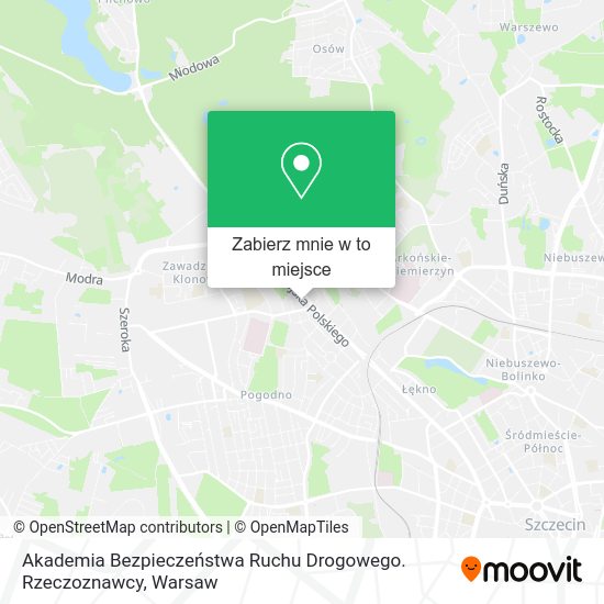 Mapa Akademia Bezpieczeństwa Ruchu Drogowego. Rzeczoznawcy