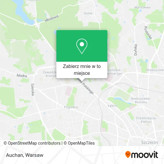 Mapa Auchan