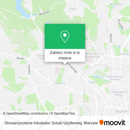 Mapa Stowarzyszenie Inkubator Sztuki Użytkowej