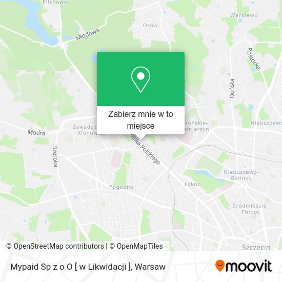 Mapa Mypaid Sp z o O [ w Likwidacji ]