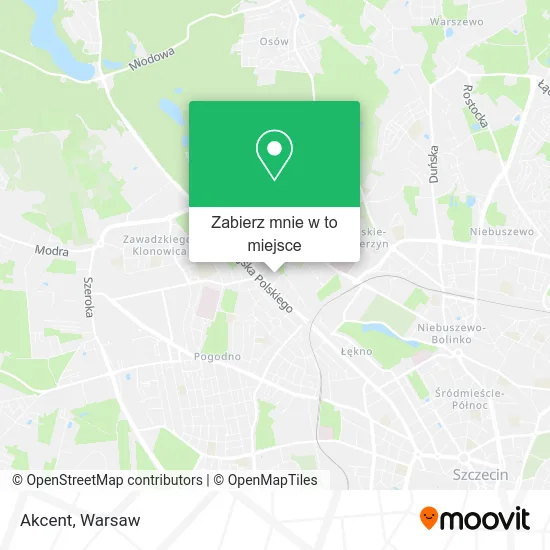 Mapa Akcent