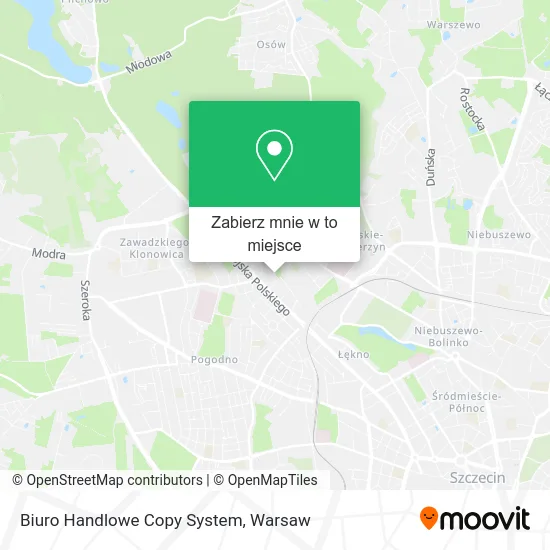 Mapa Biuro Handlowe Copy System
