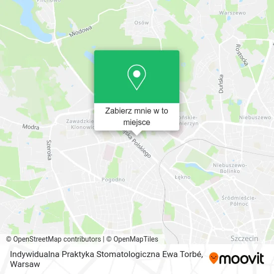 Mapa Indywidualna Praktyka Stomatologiczna Ewa Torbé