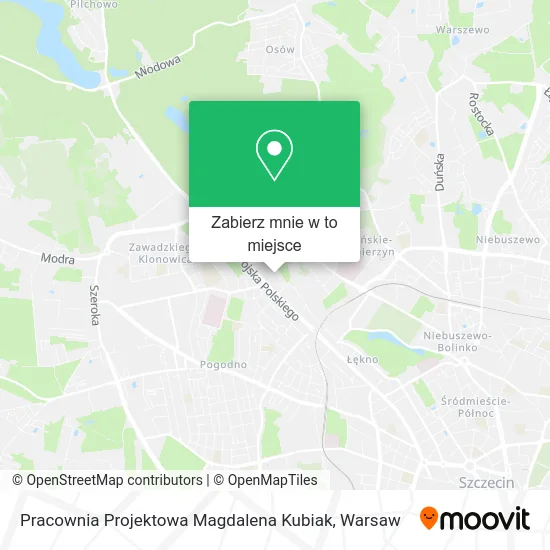 Mapa Pracownia Projektowa Magdalena Kubiak