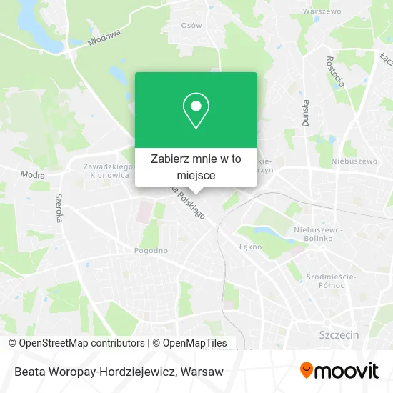 Mapa Beata Woropay-Hordziejewicz