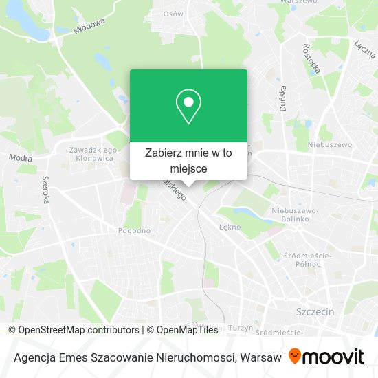 Mapa Agencja Emes Szacowanie Nieruchomosci