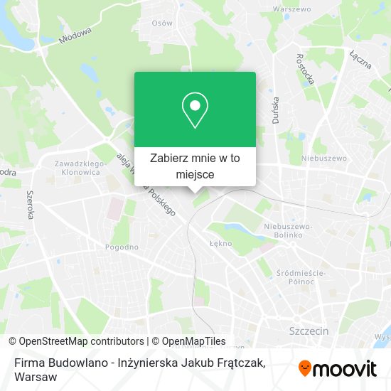 Mapa Firma Budowlano - Inżynierska Jakub Frątczak