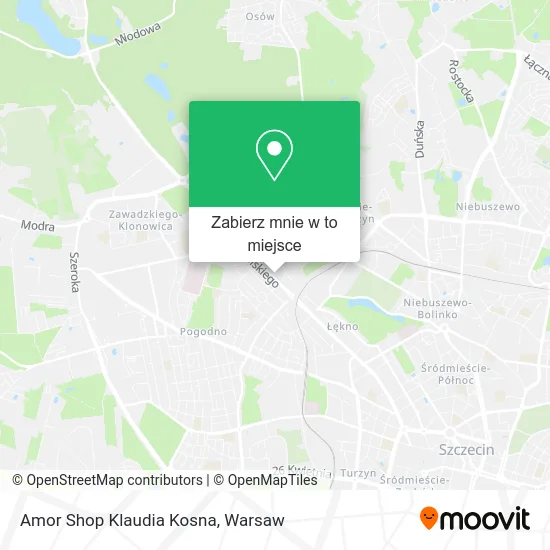 Mapa Amor Shop Klaudia Kosna
