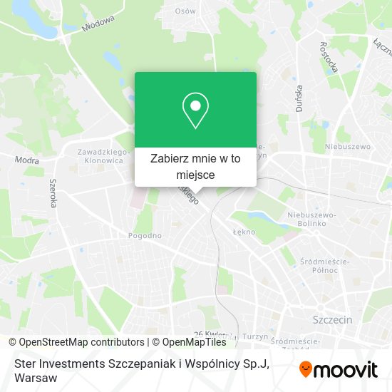 Mapa Ster Investments Szczepaniak i Wspólnicy Sp.J