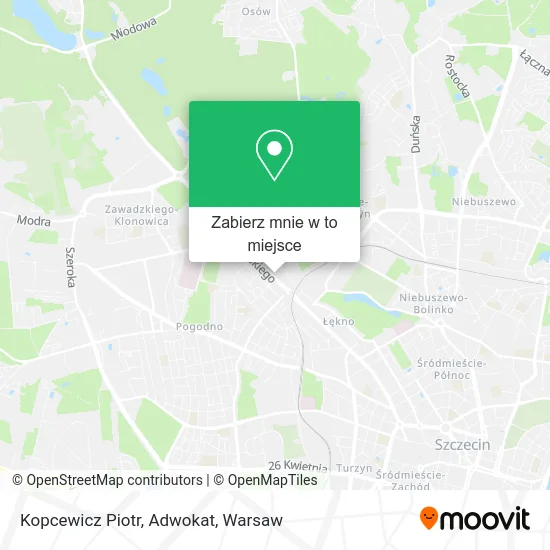 Mapa Kopcewicz Piotr, Adwokat