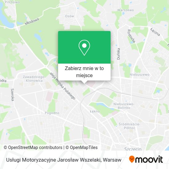 Mapa Usługi Motoryzacyjne Jarosław Wszelaki