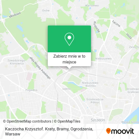 Mapa Kaczocha Krzysztof. Kraty, Bramy, Ogrodzenia