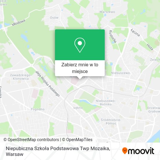 Mapa Niepubiczna Szkoła Podstawowa Twp Mozaika