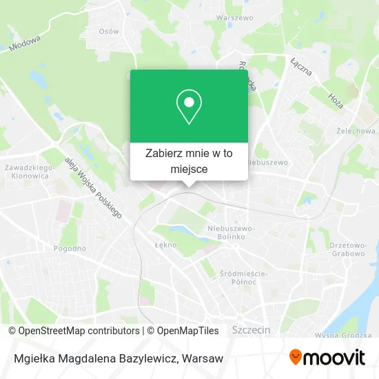 Mapa Mgiełka Magdalena Bazylewicz