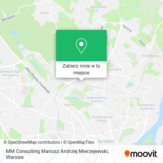 Mapa MM Consulting Mariusz Andrzej Mierzejewski