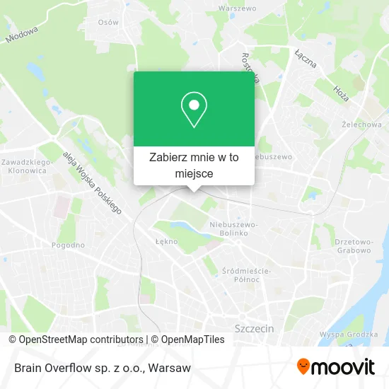 Mapa Brain Overflow sp. z o.o.