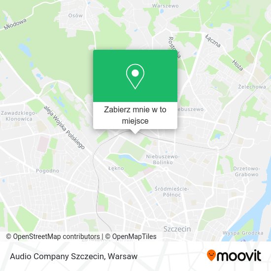 Mapa Audio Company Szczecin