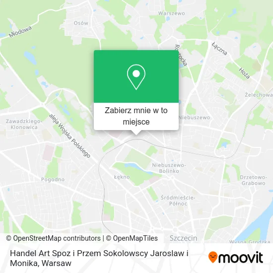 Mapa Handel Art Spoz i Przem Sokolowscy Jaroslaw i Monika