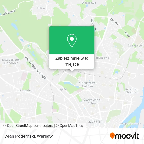 Mapa Alan Podemski