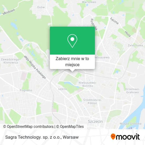 Mapa Sagra Technology. sp. z o.o.