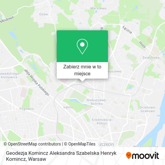 Mapa Geodezja Komincz Aleksandra Szabelska Henryk Komincz